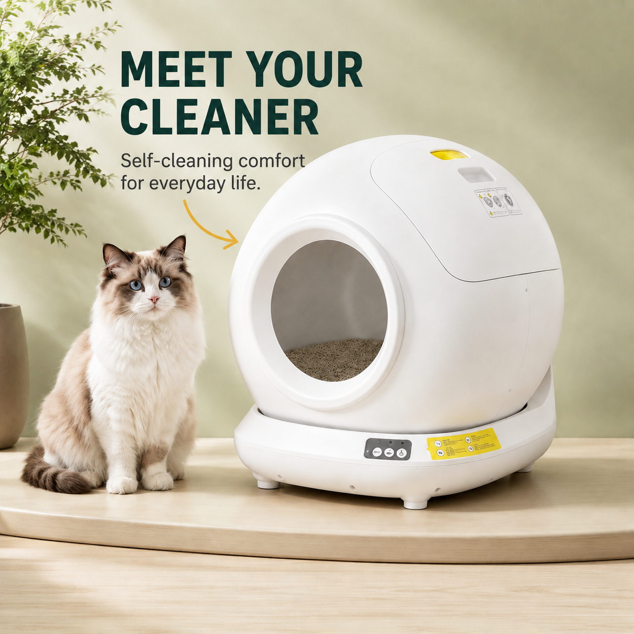PURRNEXA Cat Litter Box