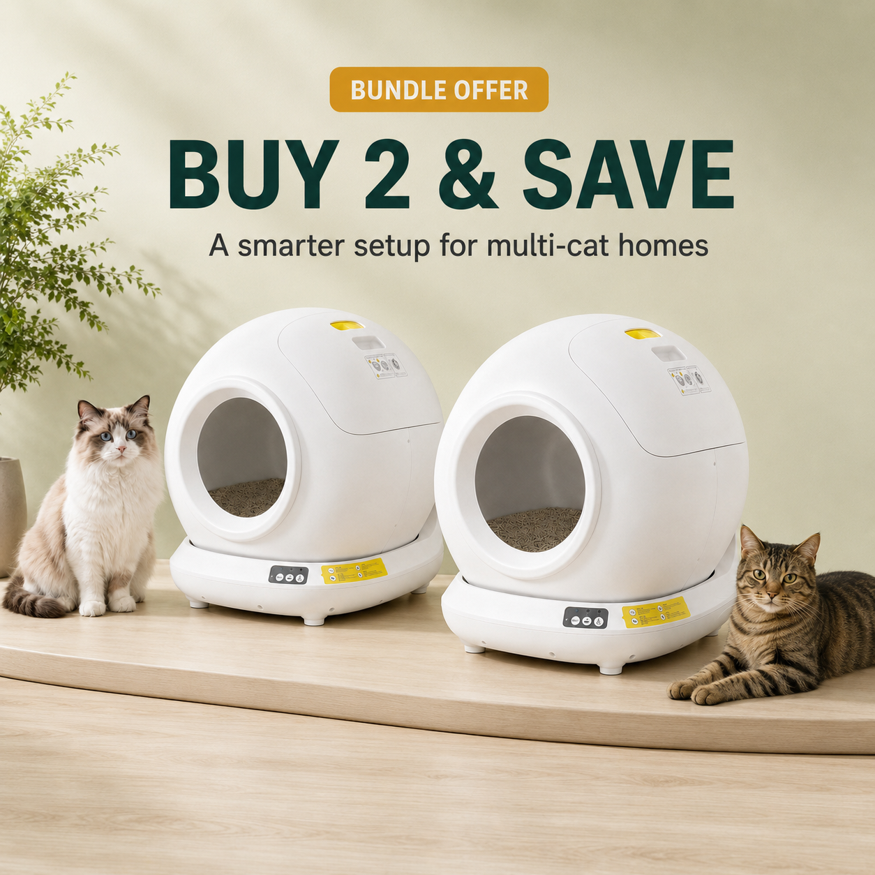 PURRNEXA Cat Litter Box
