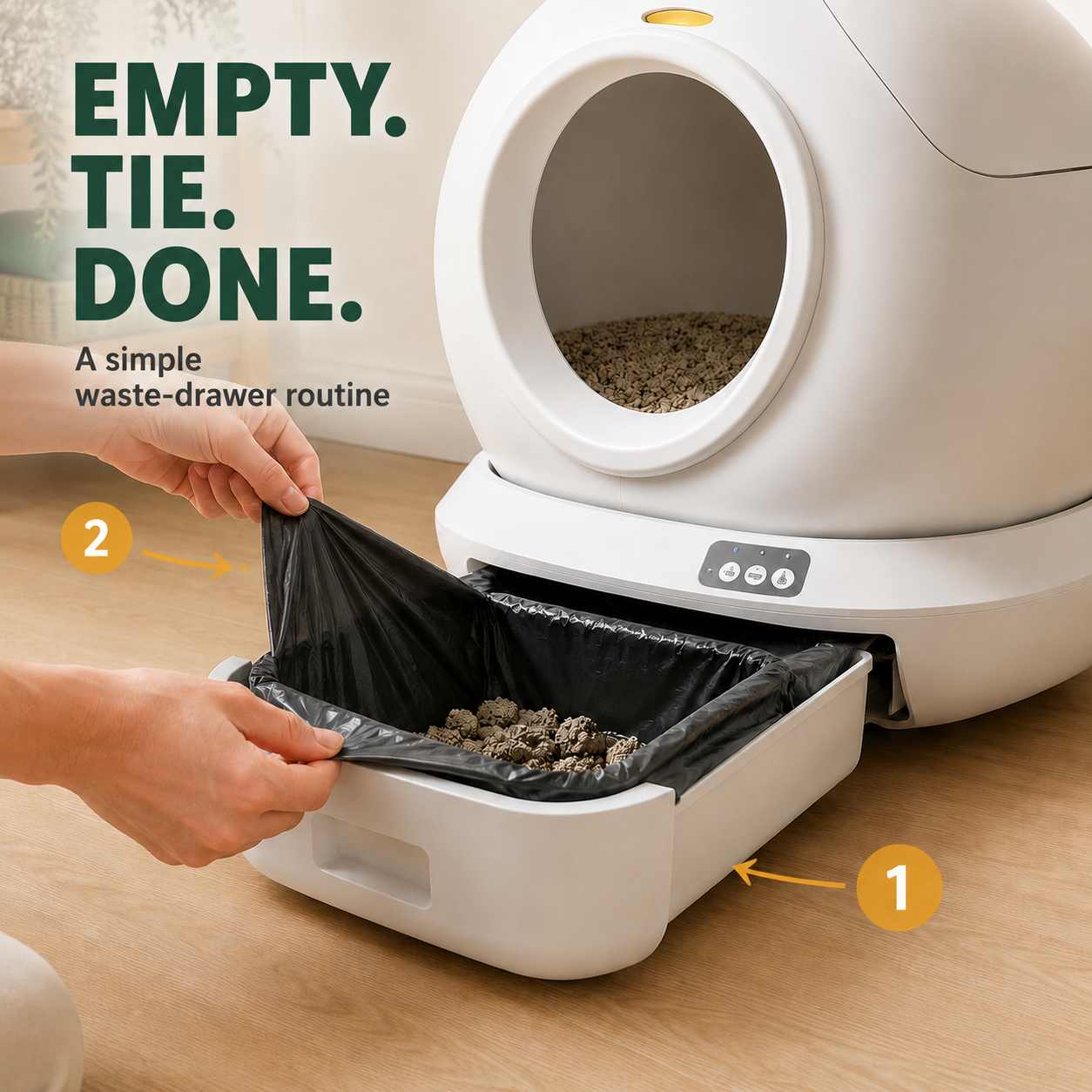 PURRNEXA Cat Litter Box